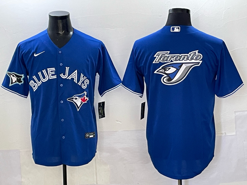 Men Toronto Blue Jays blank Blue Game 2025 Nike MLB Jersey style 09->toronto blue jays->MLB Jersey